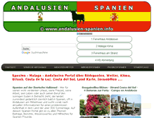 Tablet Screenshot of andalusien-spanien.info
